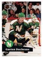Gaetan Duchesne - Minnesota North Stars (NHL Hockey Card) 1991-92 Pro Set French Edition # 110 Mint