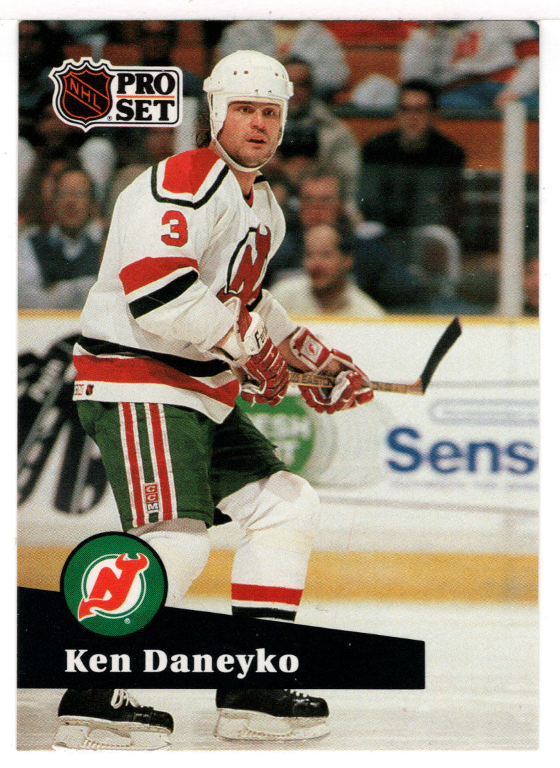 Ken Daneyko - New Jersey Devils (NHL Hockey Card) 1991-92 Pro Set # 139 Mint