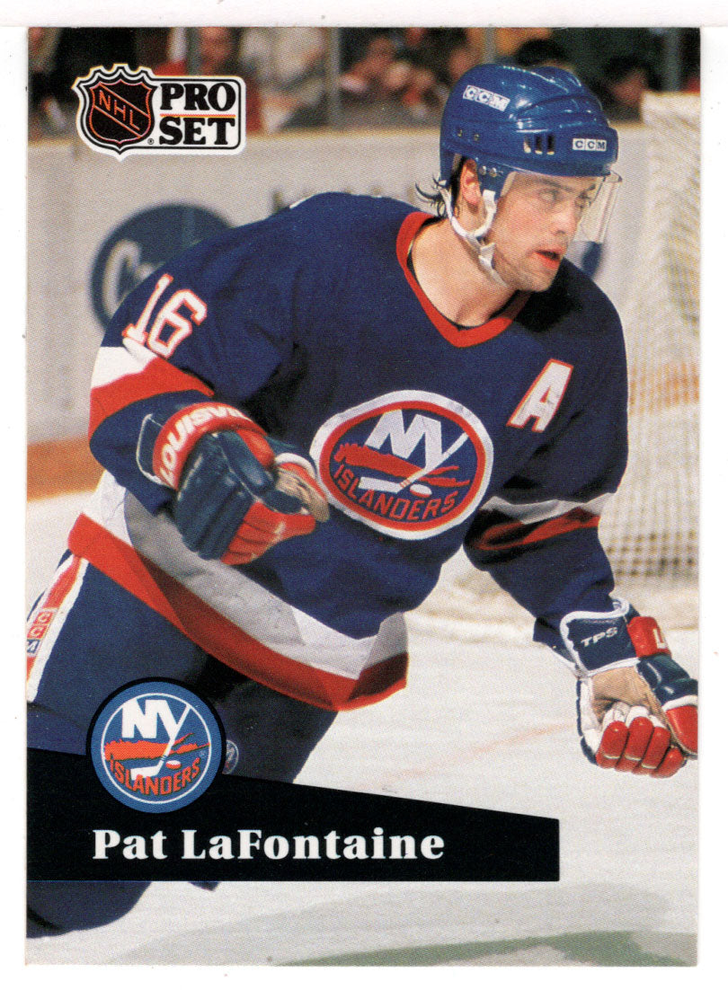 Sold at Auction: Pat LaFontaine NY Islanders NHL Pro Set Hockey Card