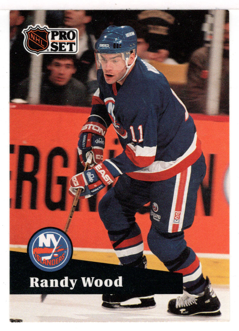 Randy Wood - New York Islanders (NHL Hockey Card) 1991-92 Pro Set # 151 Mint