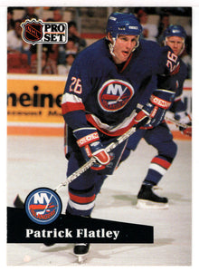 Patrick Flatley - New York Islanders (NHL Hockey Card) 1991-92 Pro Set # 152 Mint