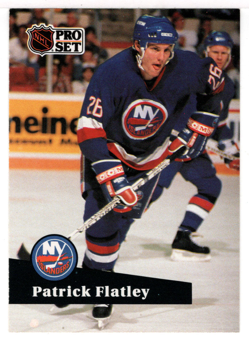 Patrick Flatley - New York Islanders (NHL Hockey Card) 1991-92 Pro Set # 152 Mint