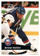 Brent Sutter - New York Islanders (NHL Hockey Card) 1991-92 Pro Set # 154 Mint