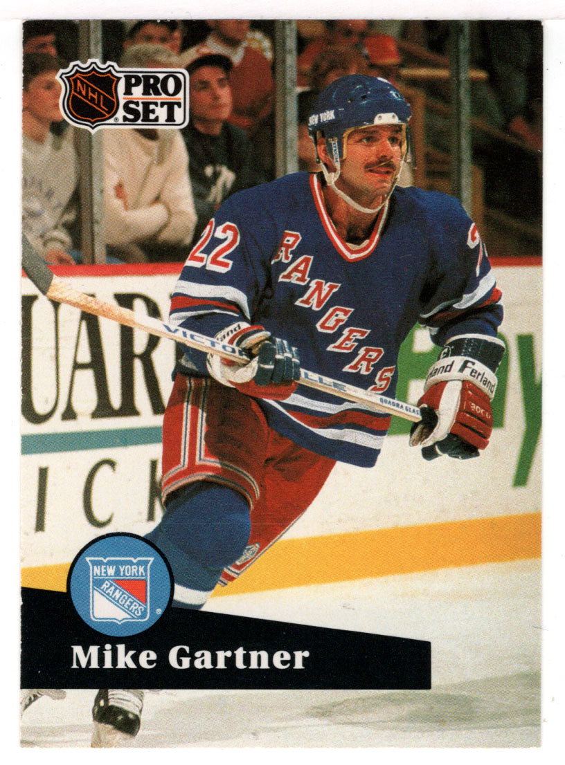 CCM  MIKE GARTNER New York Rangers 1991 Vintage Hockey Jersey