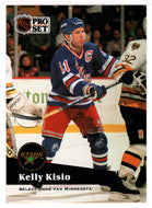 Kelly Kisio - Minnesota North Stars - New York Rangers (NHL Hockey Card) 1991-92 Pro Set # 168 Mint