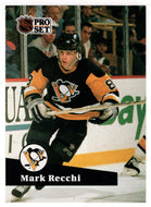 Mark Recchi - Pittsburgh Penguins (NHL Hockey Card) 1991-92 Pro Set # 184 Mint