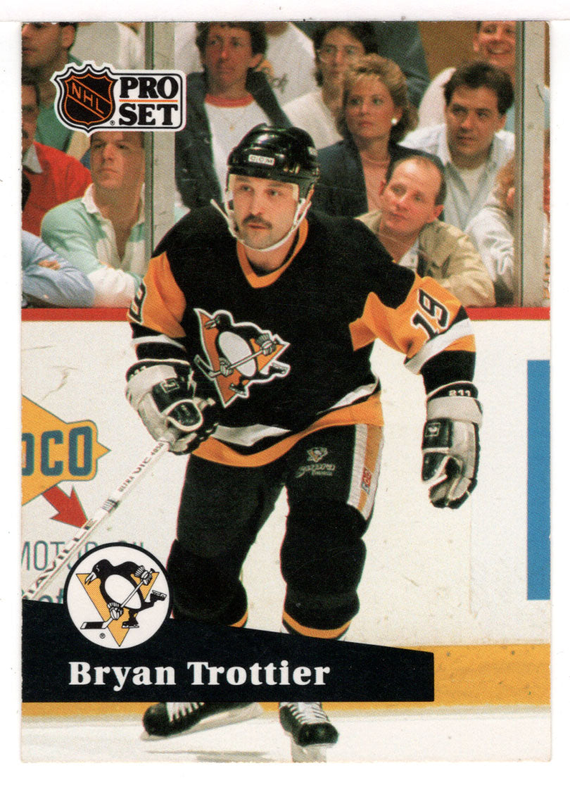 Bryan Trottier - Pittsburgh Penguins (NHL Hockey Card) 1991-92 Pro Set # 192 Mint