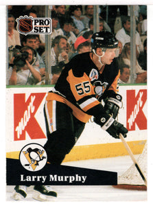 Larry Murphy - Pittsburgh Penguins (NHL Hockey Card) 1991-92 Pro Set # 193 Mint