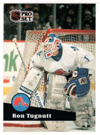 Ron Tugnutt - Quebec Nordiques (NHL Hockey Card) 1991-92 Pro Set # 202 Mint