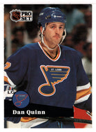 Dan Quinn - St. Louis Blues (NHL Hockey Card) 1991-92 Pro Set # 209 Mint