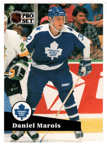 Daniel Marois - Toronto Maple Leafs (NHL Hockey Card) 1991-92 Pro Set French Edition # 223 Mint
