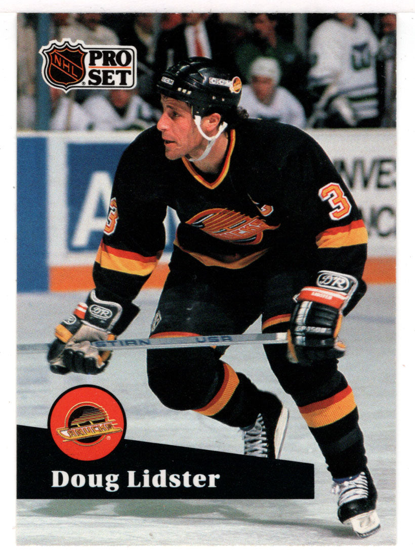 Doug Lidster - Vancouver Canucks (NHL Hockey Card) 1991-92 Pro Set # 247 Mint