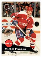 Michal Pivonka - Washington Capitals (NHL Hockey Card) 1991-92 Pro Set French Edition # 252 Mint