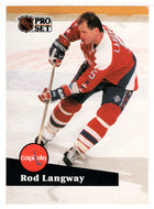 Rod Langway - Washington Capitals (NHL Hockey Card) 1991-92 Pro Set French Edition # 259 Mint