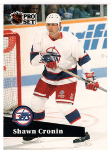 Shawn Cronin - Winnipeg Jets (NHL Hockey Card) 1991-92 Pro Set # 268 Mint