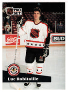Luc Robitaille - Los Angeles Kings - All Stars (NHL Hockey Card) 1991-92 Pro Set French Edition # 286 Mint
