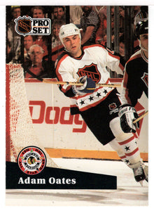 Adam Oates - St. Louis Blues - All Stars (NHL Hockey Card) 1991-92 Pro Set # 291 Mint