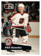 Phil Housley - Winnipeg Jets - All Stars (NHL Hockey Card) 1991-92 Pro Set French Edition # 295 Mint