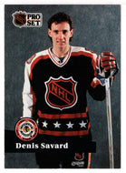 Denis Savard - Montreal Canadiens - All Stars (NHL Hockey Card) 1991-92 Pro Set French Edition # 305 Mint