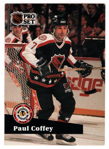 Paul Coffey - Pittsburgh Penguins - All Star (NHL Hockey Card) 1991-92 Pro Set French Edition # 312 Mint