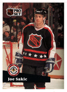Joe Sakic - Quebec Nordiques - All Stars (NHL Hockey Card) 1991-92 Pro Set French Edition # 315 Mint