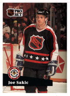Joe Sakic - Quebec Nordiques - All Stars (NHL Hockey Card) 1991-92 Pro Set French Edition # 315 Mint