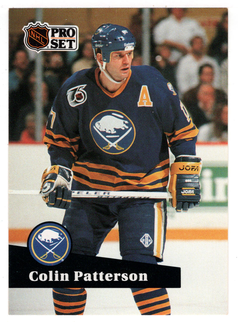 Colin Patterson - Buffalo Sabres (NHL Hockey Card) 1991-92 Pro Set # 356 Mint