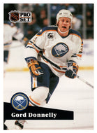 Gord Donnelly - Buffalo Sabres (NHL Hockey Card) 1991-92 Pro Set # 357 Mint