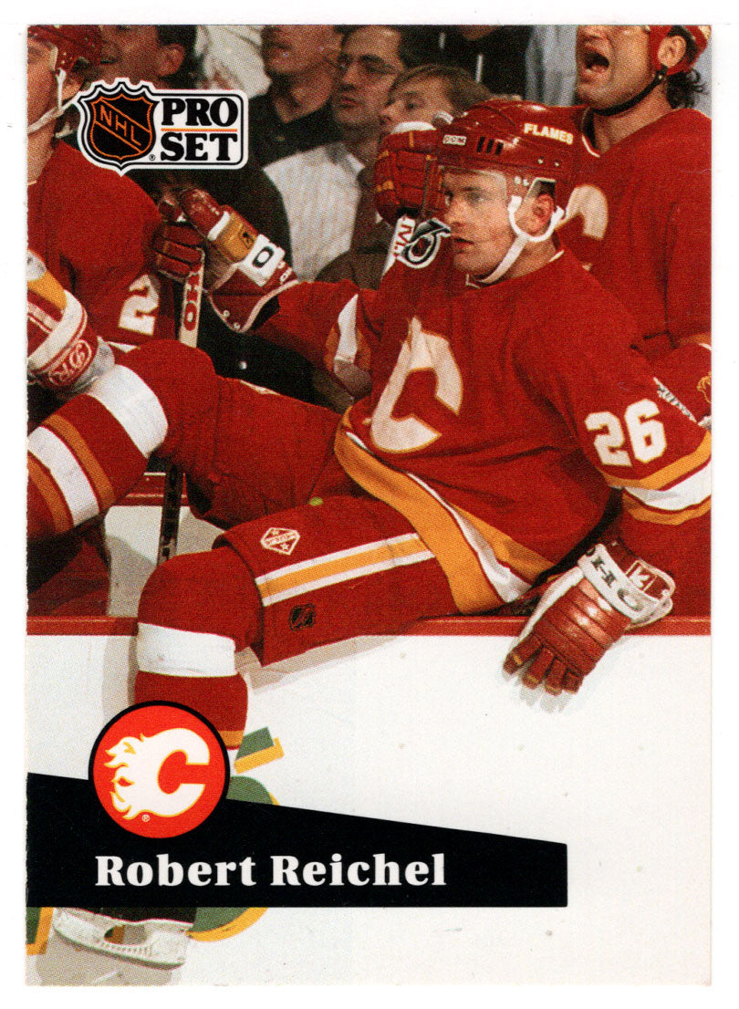 Robert Reichel - Calgary Flames (NHL Hockey Card) 1991-92 Pro Set # 361 Mint