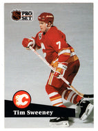 Tim Sweeney - Calgary Flames (NHL Hockey Card) 1991-92 Pro Set # 364 Mint