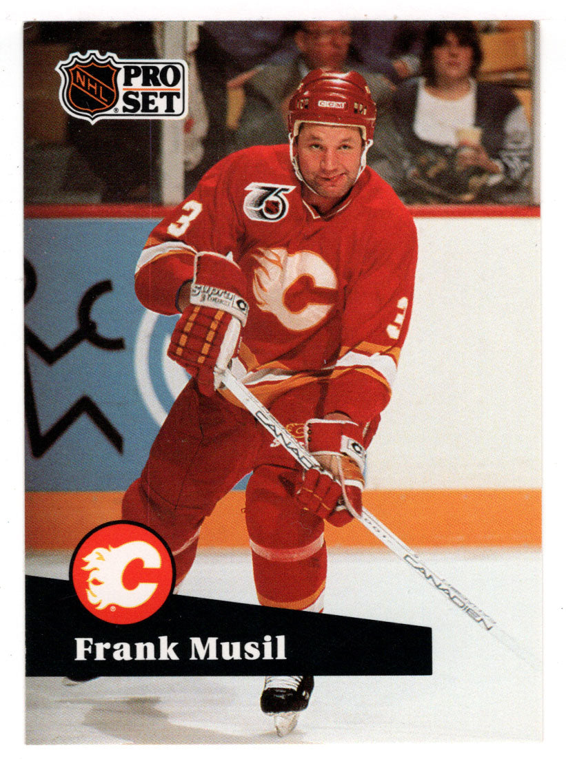 Frank Musil - Calgary Flames (NHL Hockey Card) 1991-92 Pro Set # 368 Mint