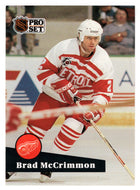 Brad McCrimmon - Detroit Red Wings (NHL Hockey Card) 1991-92 Pro Set # 377 Mint