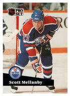 Scott Mellanby - Edmonton Oilers (NHL Hockey Card) 1991-92 Pro Set # 383 Mint