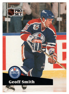 Geoff Smith - Edmonton Oilers (NHL Hockey Card) 1991-92 Pro Set # 384 Mint