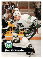 Jim McKenzie RC - Hartford Whalers (NHL Hockey Card) 1991-92 Pro Set # 391 Mint