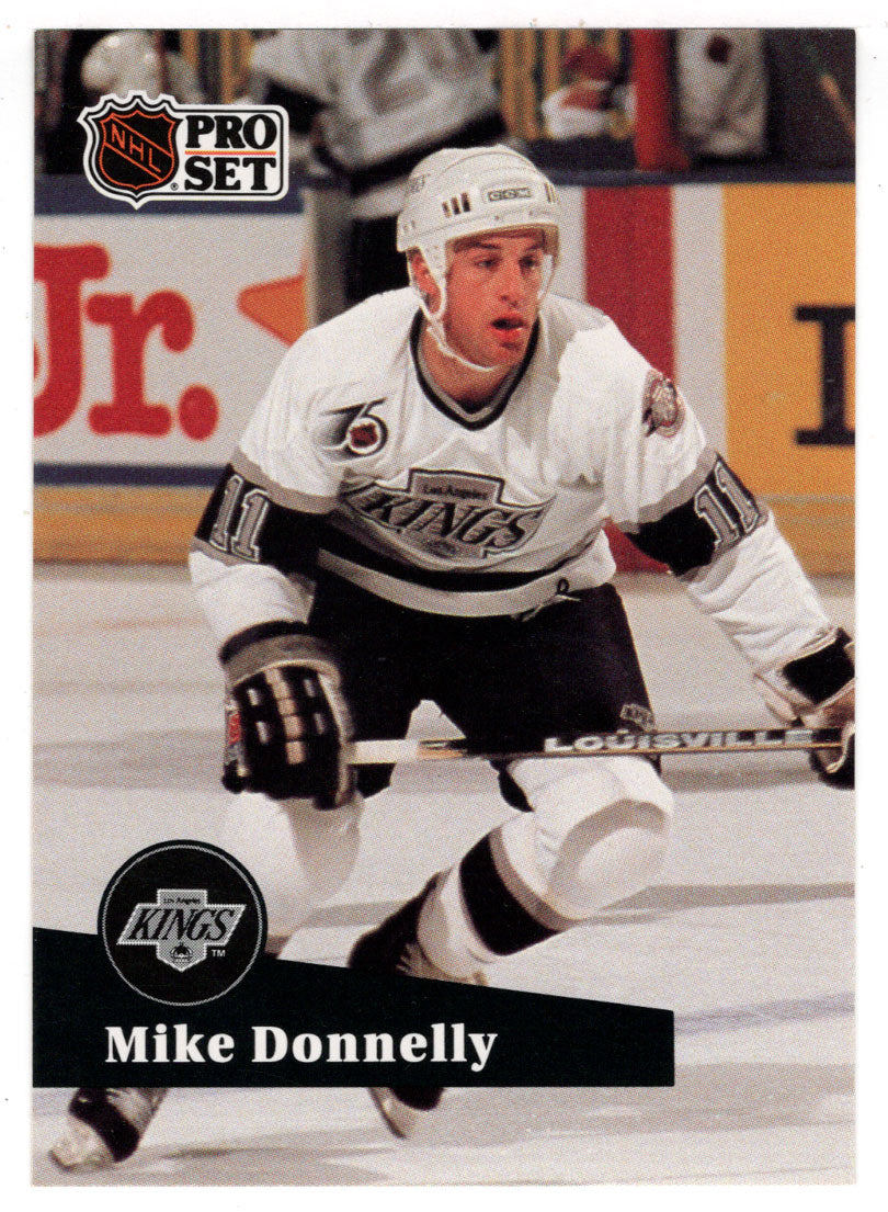 Mike Donnelly RC - Los Angeles Kings (NHL Hockey Card) 1991-92 Pro Set # 399 Mint