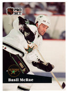 Basil McRae - Minnesota North Stars (NHL Hockey Card) 1991-92 Pro Set # 409 Mint