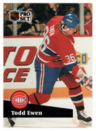 Todd Ewen - Montreal Canadiens (NHL Hockey Card) 1991-92 Pro Set # 419 Mint