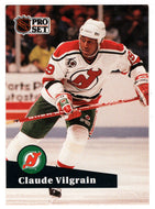 Claude Vilgrain - New Jersey Devils (NHL Hockey Card) 1991-92 Pro Set # 425 Mint