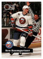 Ken Baumgartner - New York Islanders (NHL Hockey Card) 1991-92 Pro Set # 432 Mint