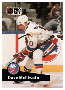 Dave McLlwain - New York Islanders (NHL Hockey Card) 1991-92 Pro Set # 434 Mint