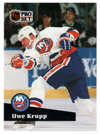 Uwe Krupp - New York Islanders (NHL Hockey Card) 1991-92 Pro Set # 436 Mint