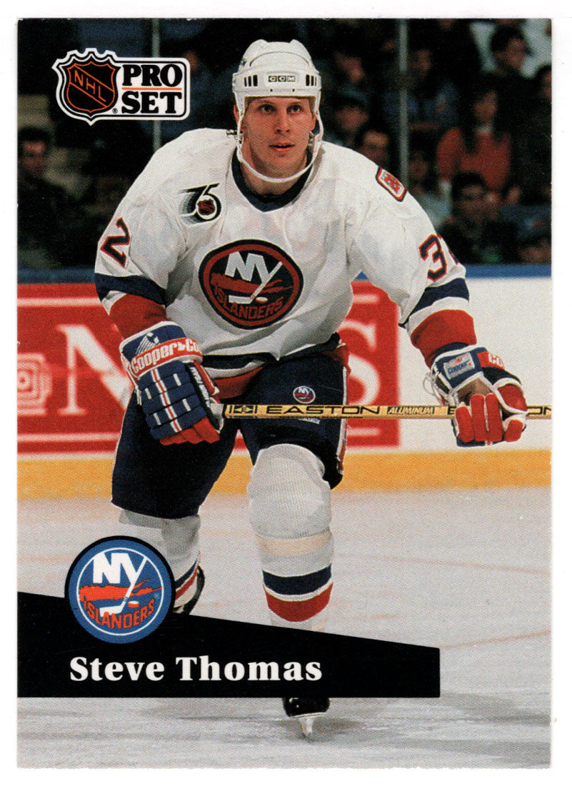 Steve Thomas - New York Islanders (NHL Hockey Card) 1991-92 Pro Set # 438 Mint