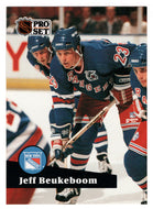 Jeff Beukeboom - New York Rangers (NHL Hockey Card) 1991-92 Pro Set # 444 Mint