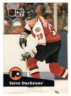 Steve Duchesne - Philadelphia Flyers (NHL Hockey Card) 1991-92 Pro Set # 448 Mint