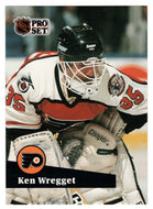 Ken Wregget - Philadelphia Flyers (NHL Hockey Card) 1991-92 Pro Set # 450 Mint