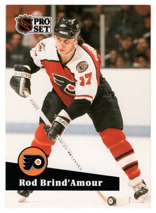 Rod Brind'Amour - Philadelphia Flyers (NHL Hockey Card) 1991-92 Pro Set # 453 Mint