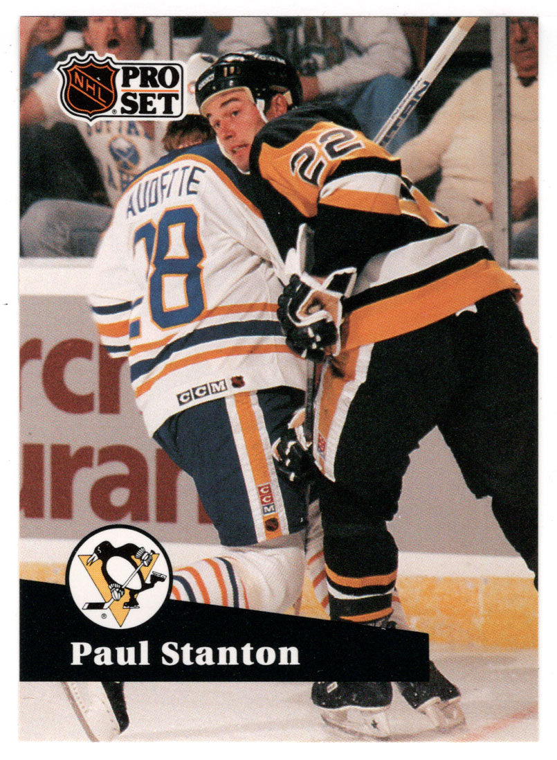 Paul Stanton - Pittsburgh Penguins (NHL Hockey Card) 1991-92 Pro Set # 457 Mint