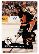 Ulf Samuelsson - Pittsburgh Penguins (NHL Hockey Card) 1991-92 Pro Set # 459 Mint