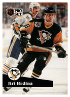 Jiri Hrdina - Pittsburgh Penguins (NHL Hockey Card) 1991-92 Pro Set # 461 Mint